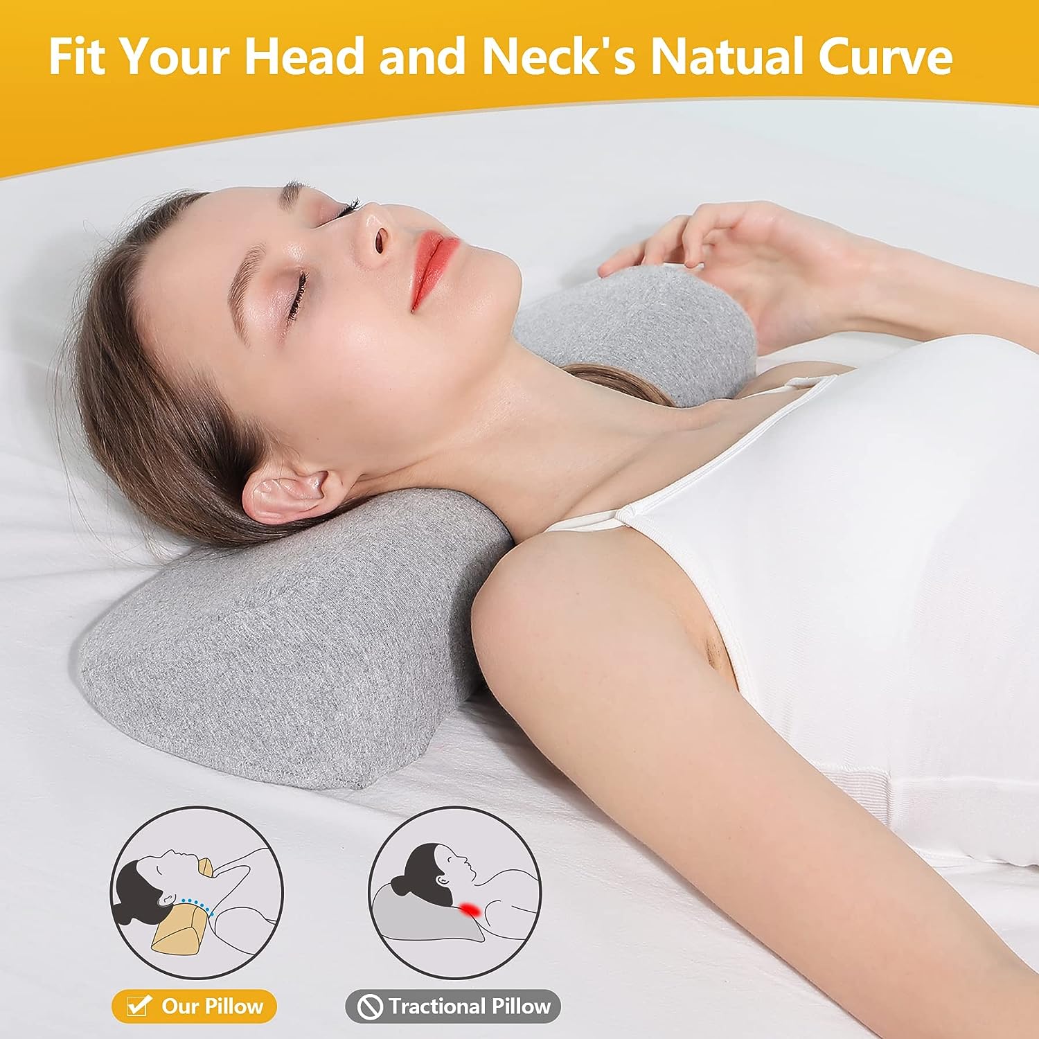 Ergonomics Massage Sleeping Pillow