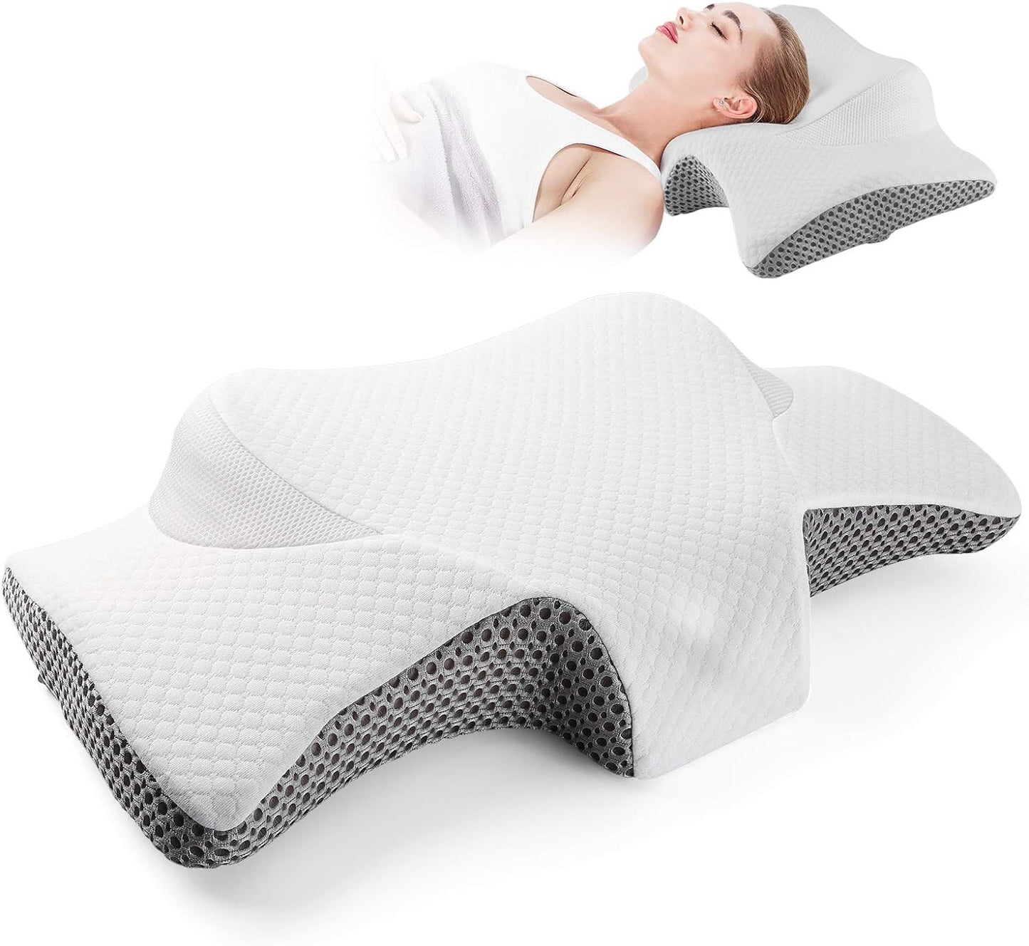 Memory Foam Sleep Pillow - Neck Support Pillow