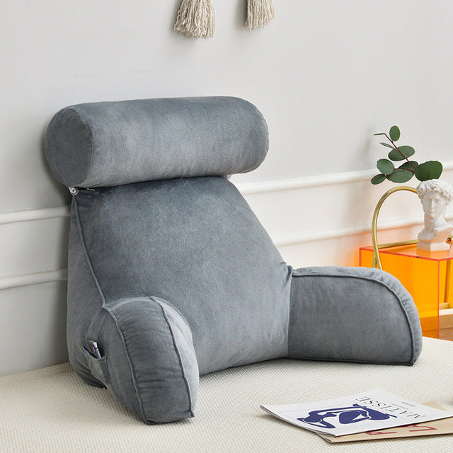 Backrest Pillow With Arms & Headrest