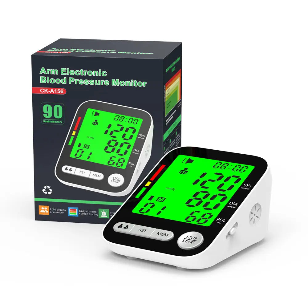 Rechargeable Digital Blood Pressure Monitors Electronic Tonometer Sphygmomanometer