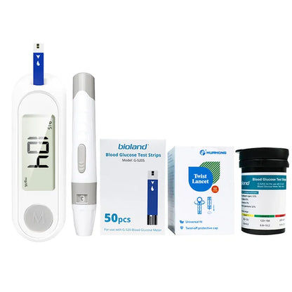 Blood Sugar Monitor - Blood Glucose Meter + 50 Test Strips - Diabetic blood monitor