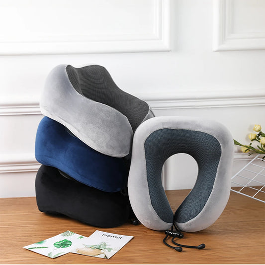 Soft Travel Pillow U-Shaped Airplane Pillow