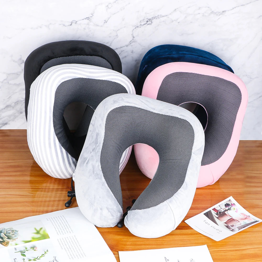 Soft Travel Pillow U-Shaped Airplane Pillow