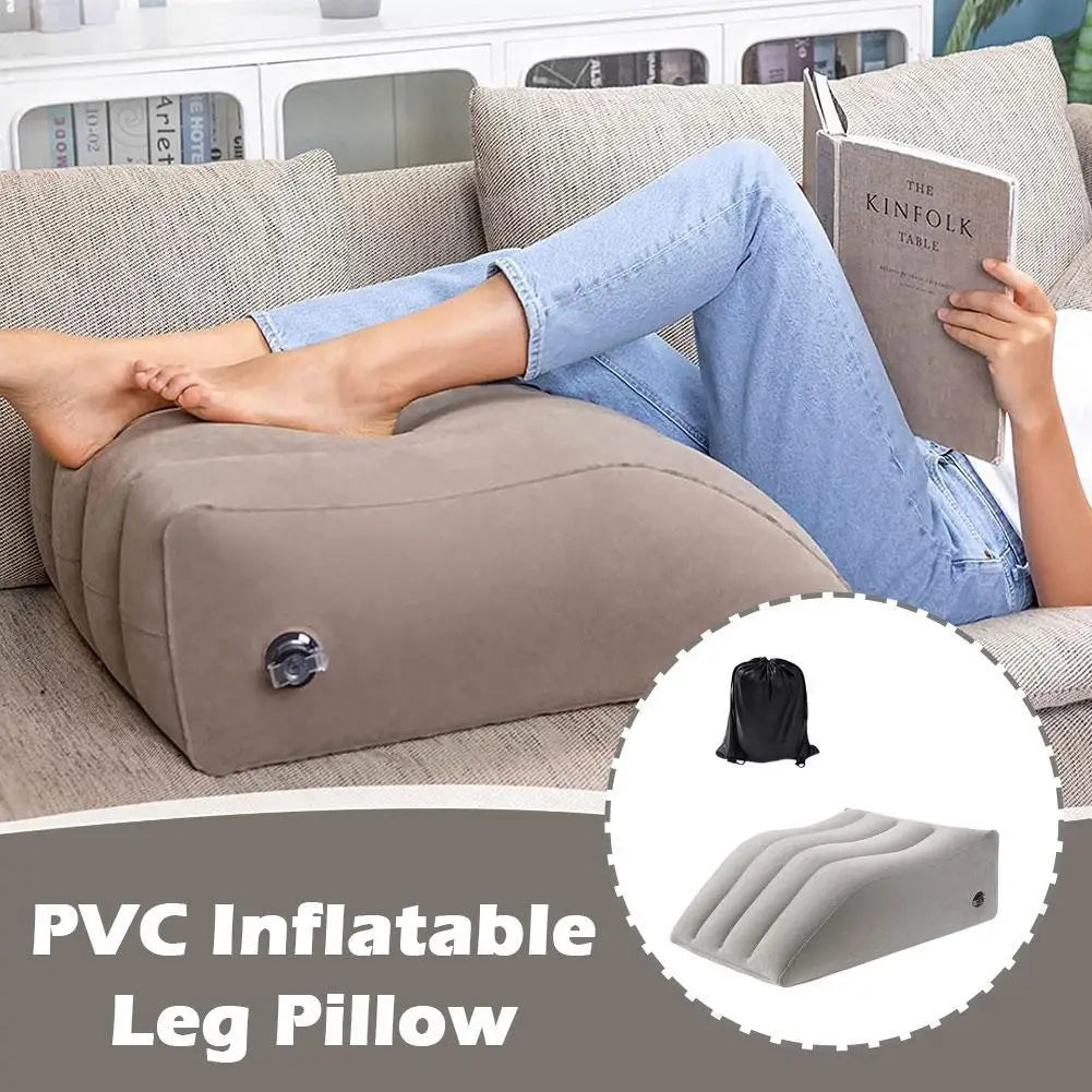 Inflatable Elevation Wedge Pillow - Leg Support Pillow Elevation Cushion