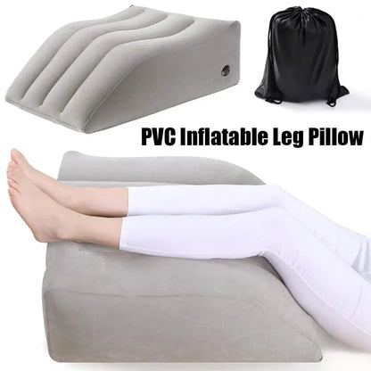 Inflatable Elevation Wedge Pillow - Leg Support Pillow Elevation Cushion