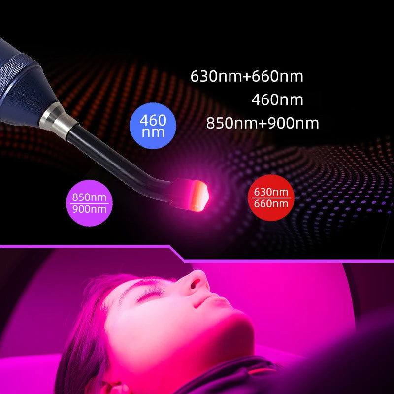 Portable Red Light Therapy Device | Red Light Physiotherapy Wand | Health & Pain Relief