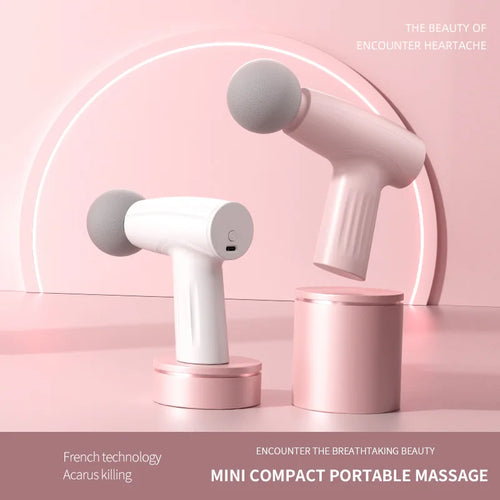 Muscle Mini Pink Massage Gun Deep Tissue Handheld Women's Massage Gun - Handheld Massager