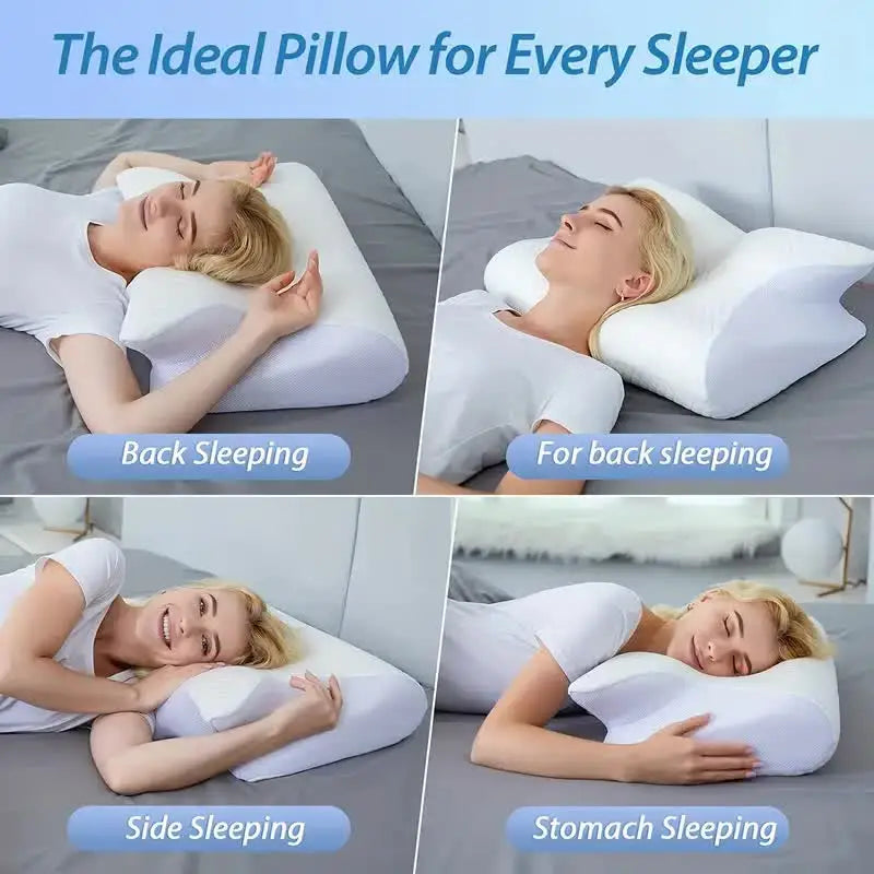 OrthoPro Butterfly Sleep Memory Neck Pillow Orthopaedic Pillow