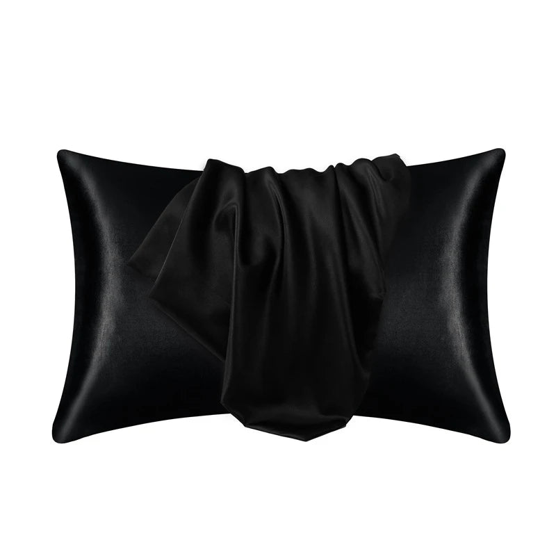 Luxe Silk Pillowcase - Pillow Cover Silky Satin - 20x30in