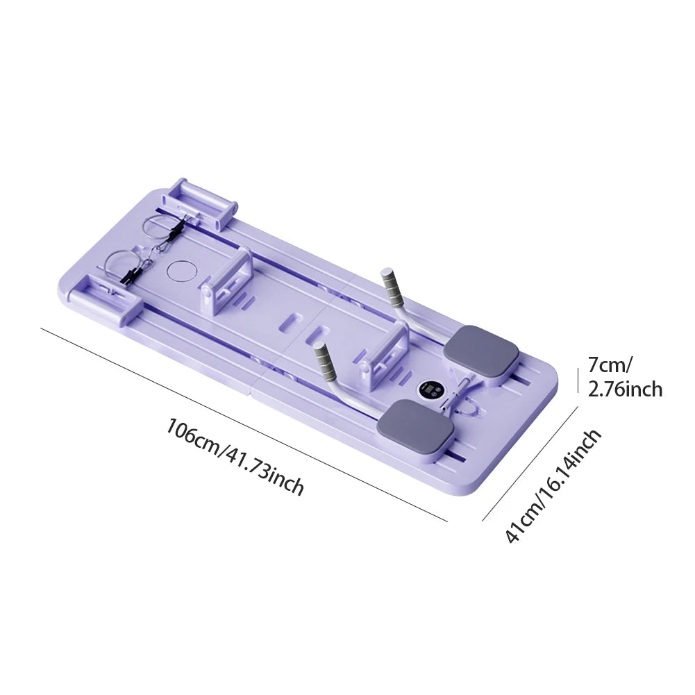 Pilates Reformer Abdominal Exercise Board - All In One Workout Pilates Set