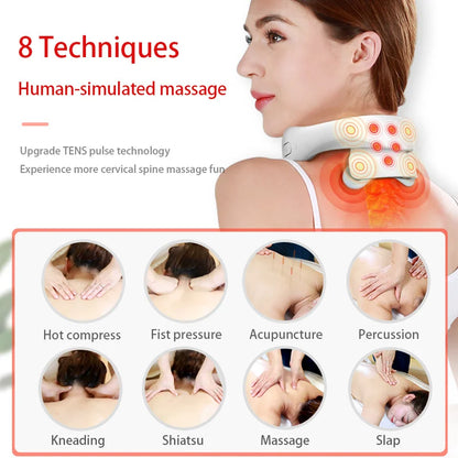 Smart Neck Massage - Portable Heated Shoulder/Neck Massager