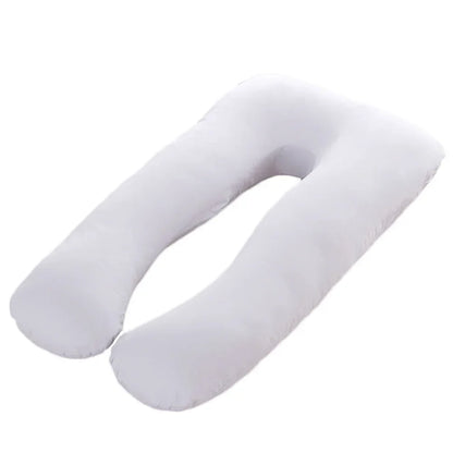 U-shaped Pregnancy Pillow Pure Cotton Lumbar Support Backrest Pillow Cushion for Pregnant Women