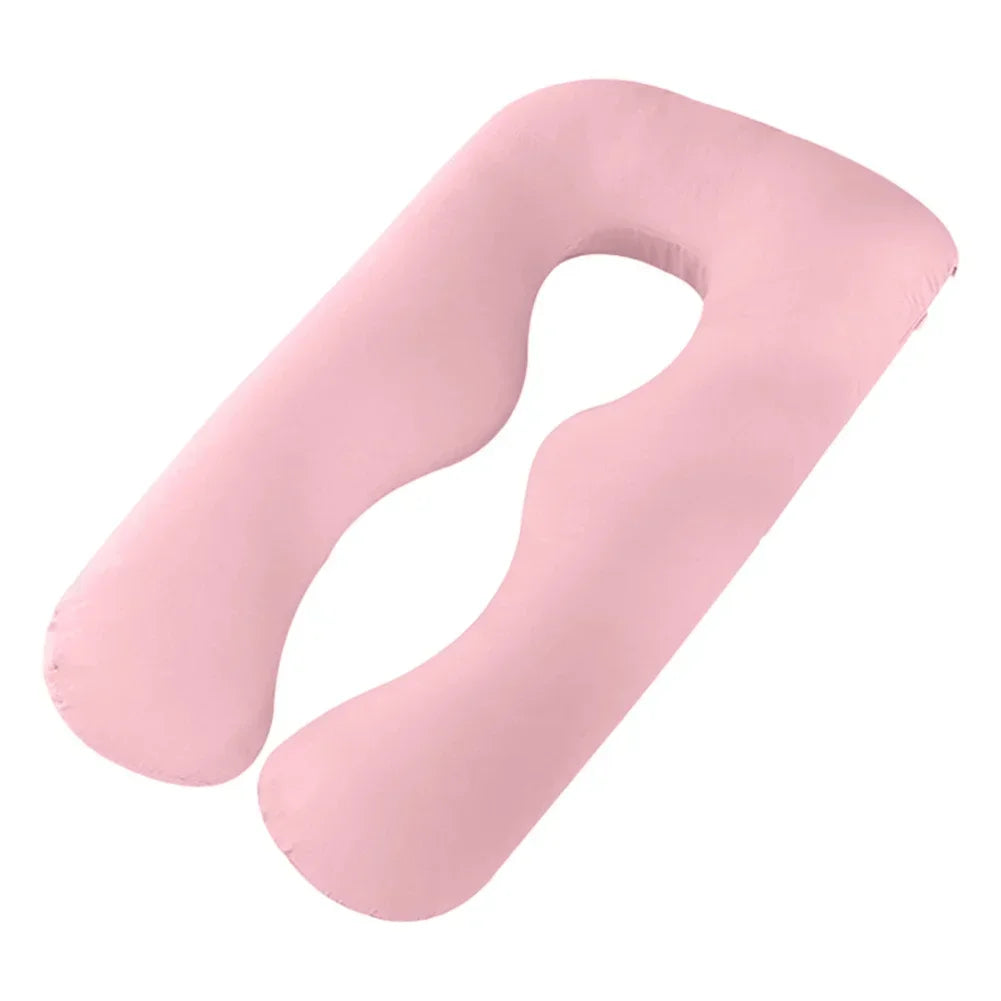 U-shaped Pregnancy Pillow Pure Cotton Lumbar Support Backrest Pillow Cushion for Pregnant Women