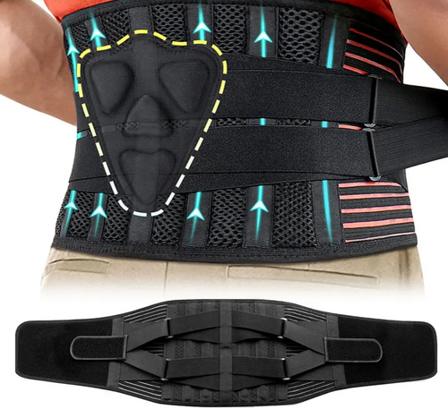 Back Brace for Lower Back Pain - Lumbar Support Waist Brace