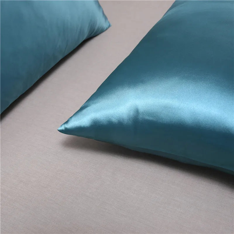 Luxe Silk Pillowcase - Pillow Cover Silky Satin - 20x30in