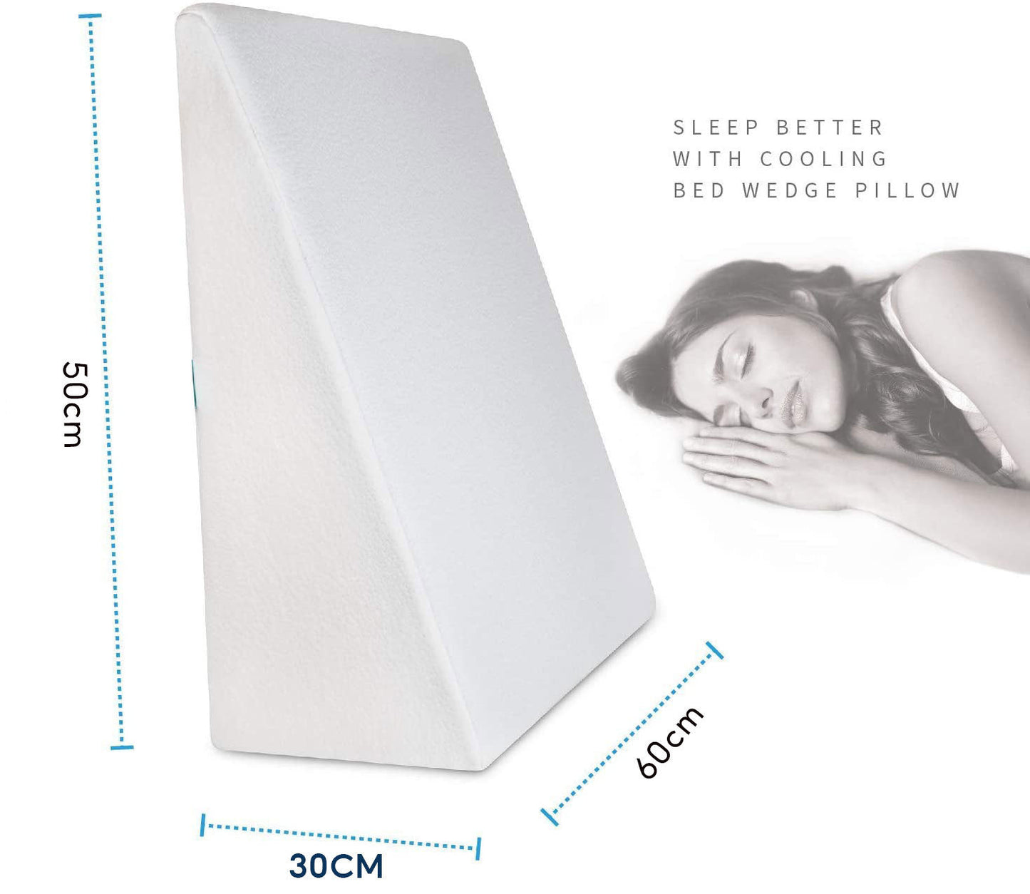 Bed Wedge Pillow For Sleeping Upright