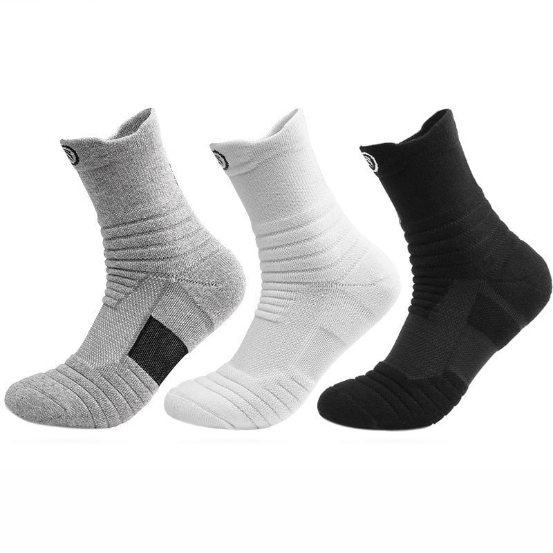 Mixed Breathable Crew Socks - 3 Pack