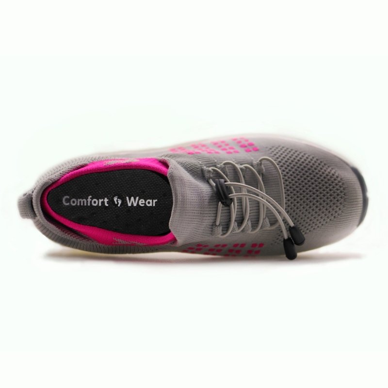 Orthopaedic Stretch Cushion Shoes - Gray Pink