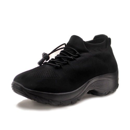 Orthopaedic Stretch Cushion Shoes - Midnight Black