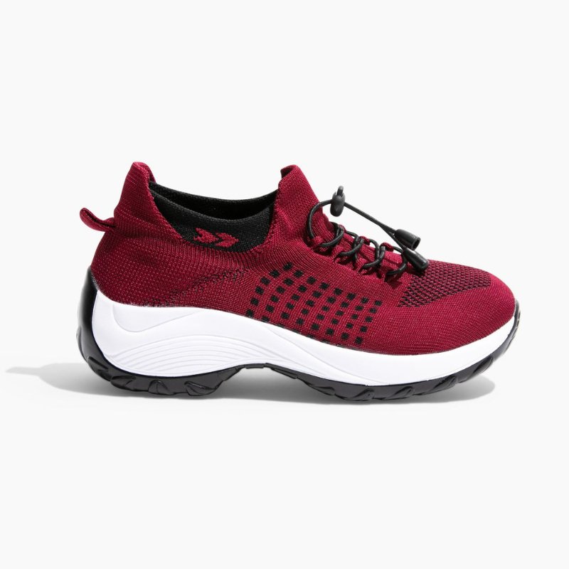 Orthopaedic Stretch Cushion Shoes - Red