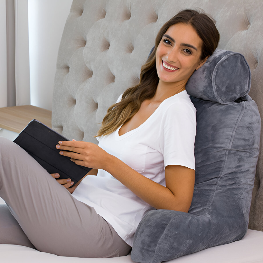 Backrest Pillow With Arms & Headrest